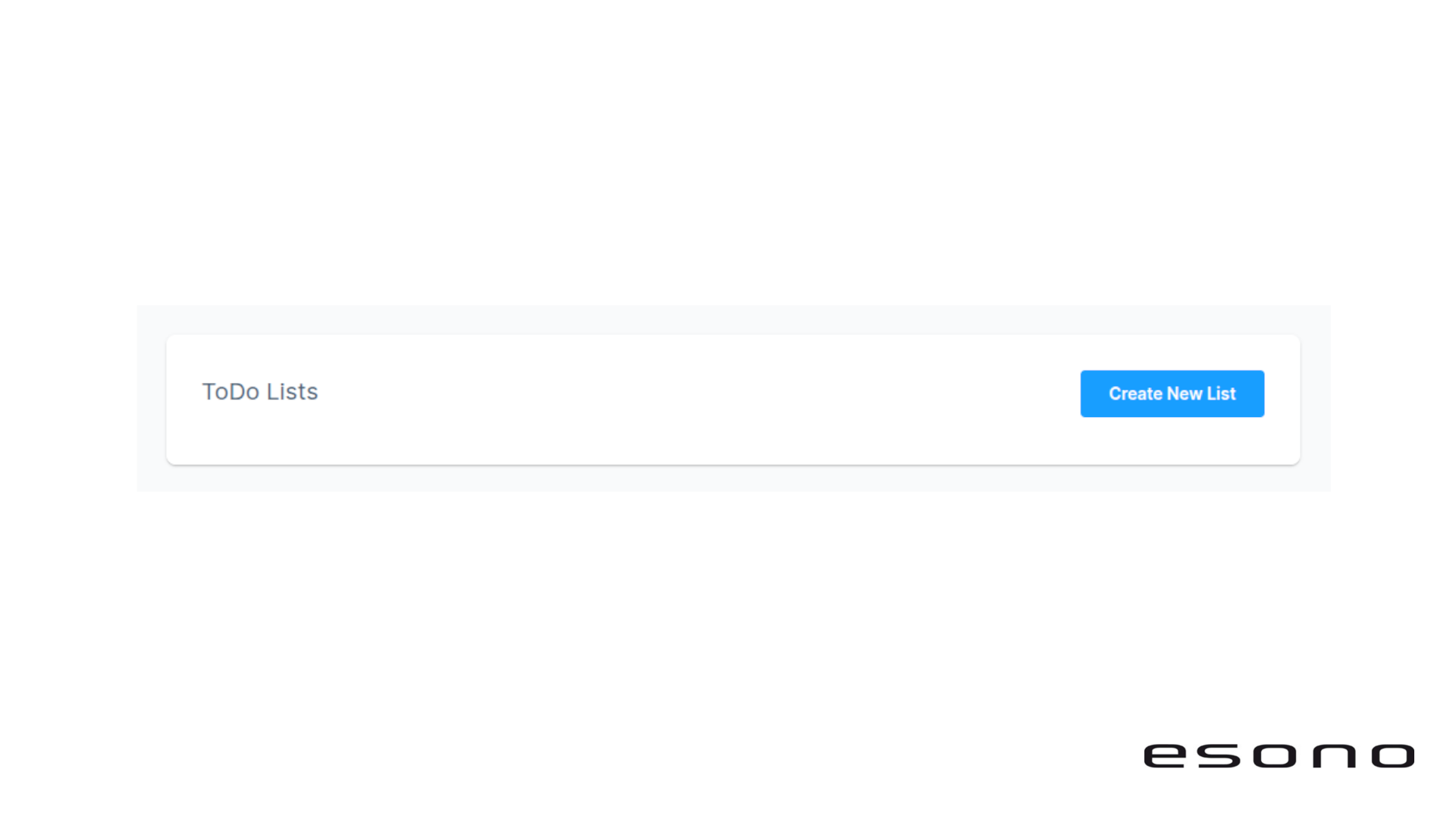 EsonoAdministrationTodoList