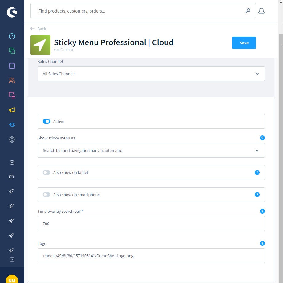 CbaxCloudModulStickyMenu