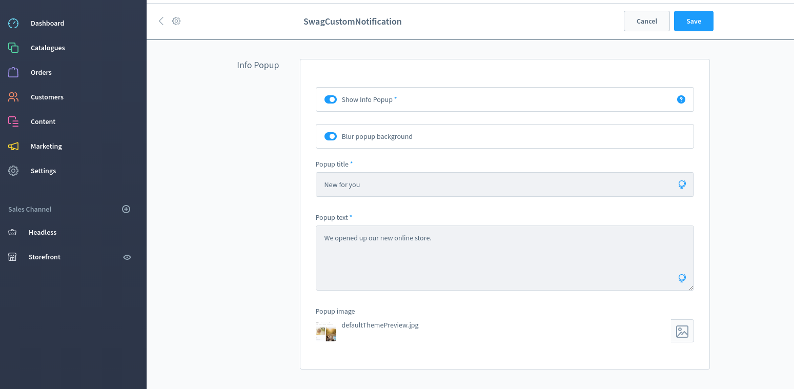SwagCustomNotification